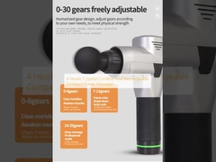 4 Heads 5 Speed Cordless And Rechargeable Compact Power Massager