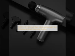 9.8 X 7.9 X 2.4 Inches Black Vibrating Massager Gun Professional Muscle Recovery Solution