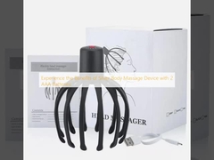 Experience the Benefits of Silver Body Massage Device with 2 AAA Batteries