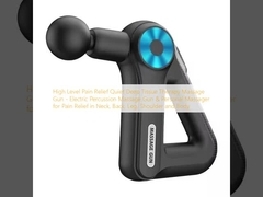 High Level Pain Relief  Quiet Deep Tissue Therapy Massage Gun - Electric Percussion Massage Gun & Personal Massager for Pain Relief in Neck, Back, Leg, Shoulder and Body 
