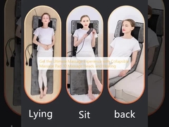 Get the Ultimate Massage Experience with Collapsible Massage Pad 30 Massage Heads and Heating