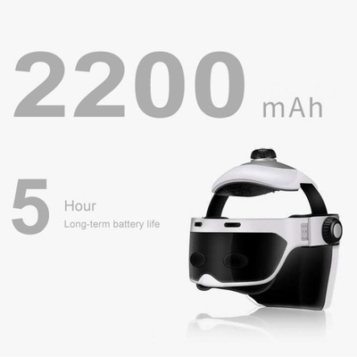 quality  30 Minutes Head Massager Helmet White Electric Scalp Massager Helmet factory