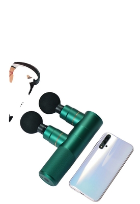 Double Head Smart Fascia Gun 8 Massage Attachments Mini Fascial Gun