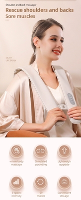 Whole Body Lightweight Heated Neck And Back Massager For Relieve Fatigue
