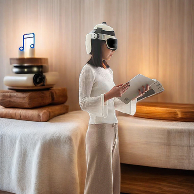 Scalp Vibration Helmet Massager With 3 Modes For Improved Circulation