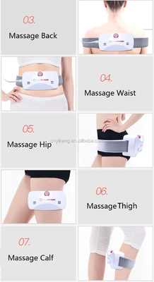 Embossed Leather Belly Massage Belt Type C Belly Fat Vibration Belt