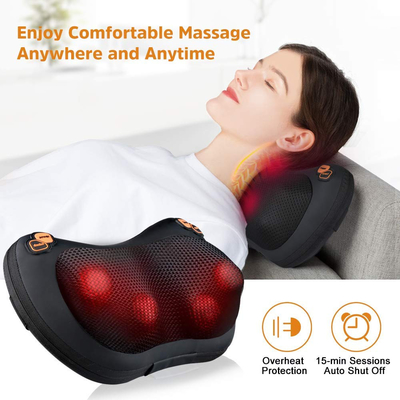 ROHS Approval Neck Pillow With Heat And Massage 24W Power Consumption