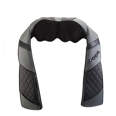 FCC ROHS Cordless Neck And Shoulder Massager With Heat And Remote Control