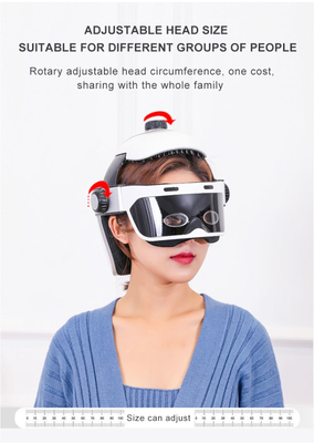 FCC ROHS Electric Scalp Massager Helmet Three Levels Brain Massager Helmet