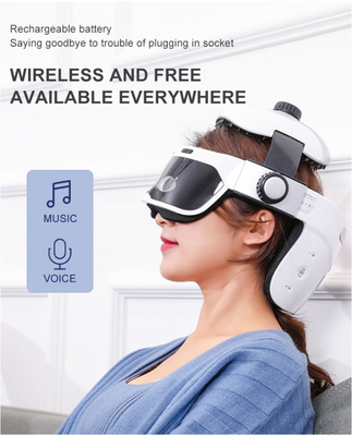 White Home Head Massager Cap 30 Minutes Scalp Massager Cap