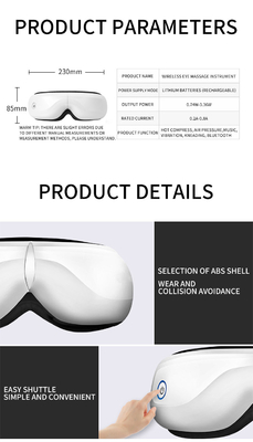 Professional Bluetooth Music Eye Massager for Enhanced Eye Circulation and Comfort Steam Eye