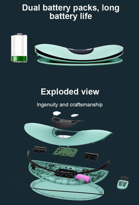 Customized Color Logo 110V-240V Power Source Electric Waist Massager with One Size Design