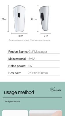 24 Watts Electric Leg Massager For Circulation Three Modes