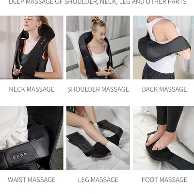 Cordless Shawl Massager 8 Nodes 3 Modes Heat And Auto Shut Off