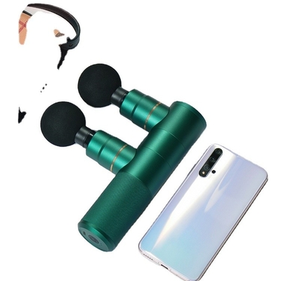 Mini Fascial Massage Plastic Two Head Fascia Gun with Rechargeable Battery