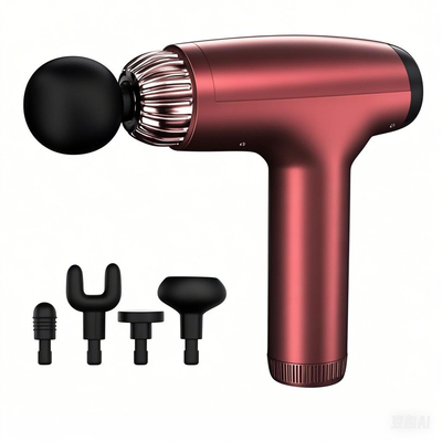 Five Head Massager Gun 5 Speed Levels 2-3 Hours Usage Time and Less Than 60dB Noise Level