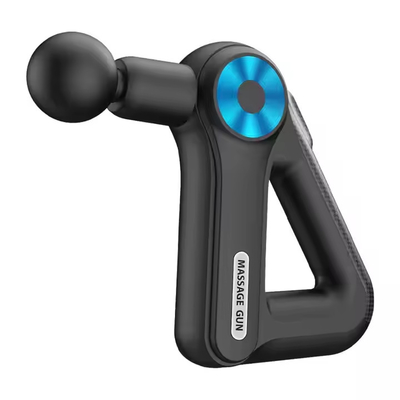 9 in 1 Blue Plastic Electric Massage Gun for Deep Tissue Relief of Shoulder Neck Arm Leg and Back Innovative Design