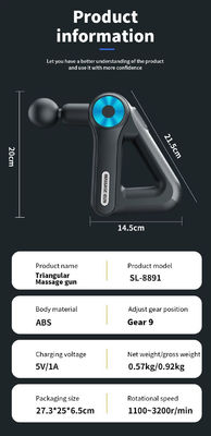 9 Speed Gear Electric Massage Gun