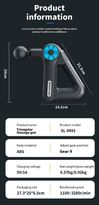 9-Speed Gear Electric Massage Gun The Ultimate Solution for Pain Relief and Body Relaxation