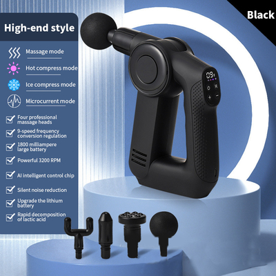 Wholesale Portable Massage Therapy Gun With Hot And Cold Compression 4 Heads