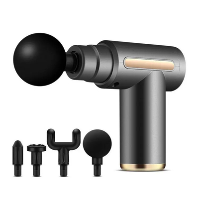 Mini Pocket Size 4 Heads 6 Speed Massage Gun For Fast And Effective Recovery
