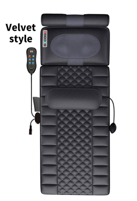 10  vibration heads massage mat mattress relax with detachable pillow 