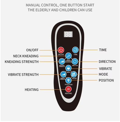 10 motors Full body vibration massage mat mattress relax and Shiatsu massage pillow with soft cover