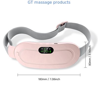 Women's Menstrual Cramp Relief Belt - Pink Heating & Massage Pad with Digital Display
