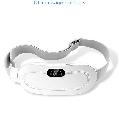 White Pink Digital Display Menstrual Heating Pad - Pink Abdominal Massage Belt for Discomfort Relief